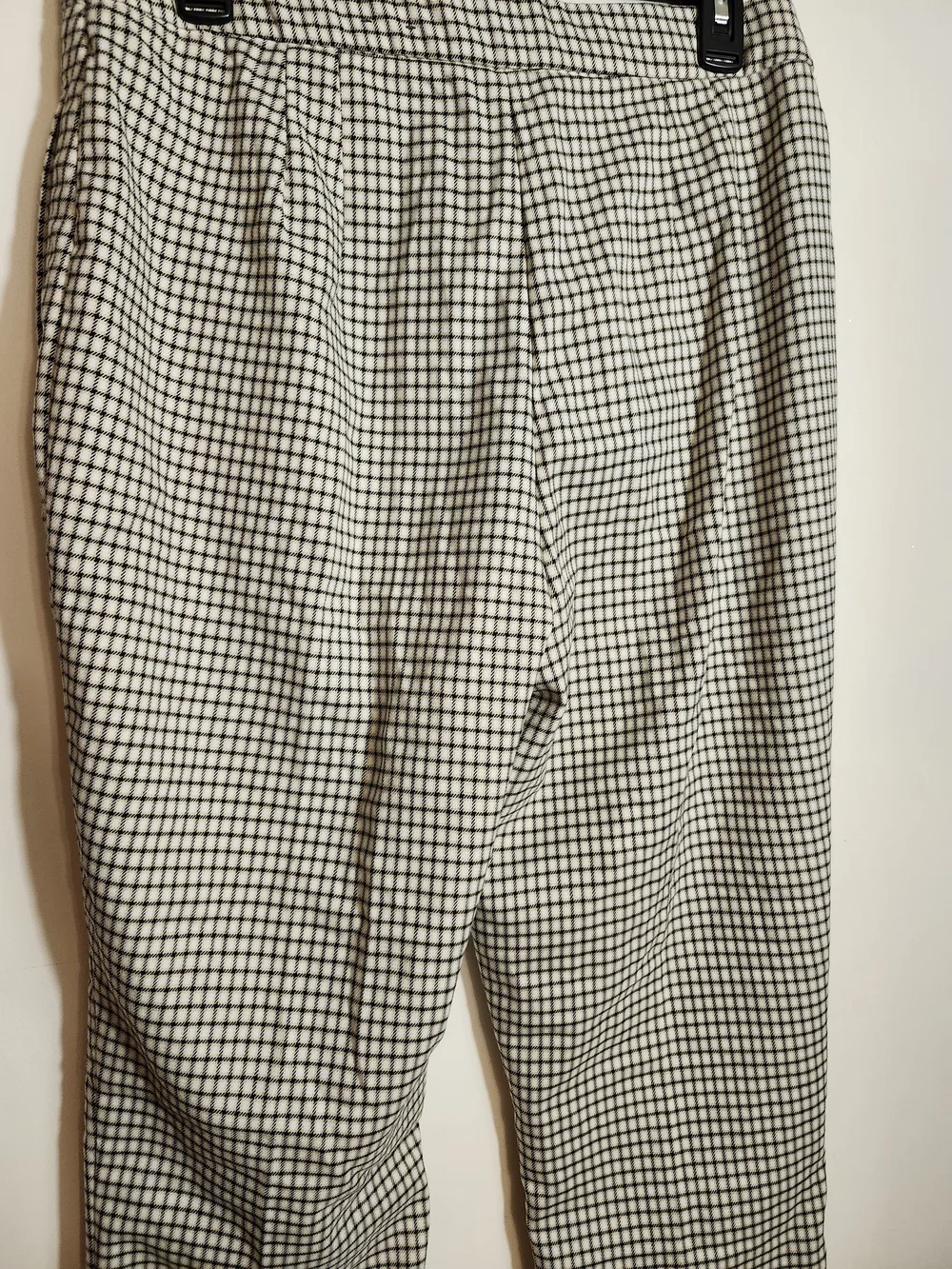 Worthington Women's Black&White Checkered Pants - Size 12